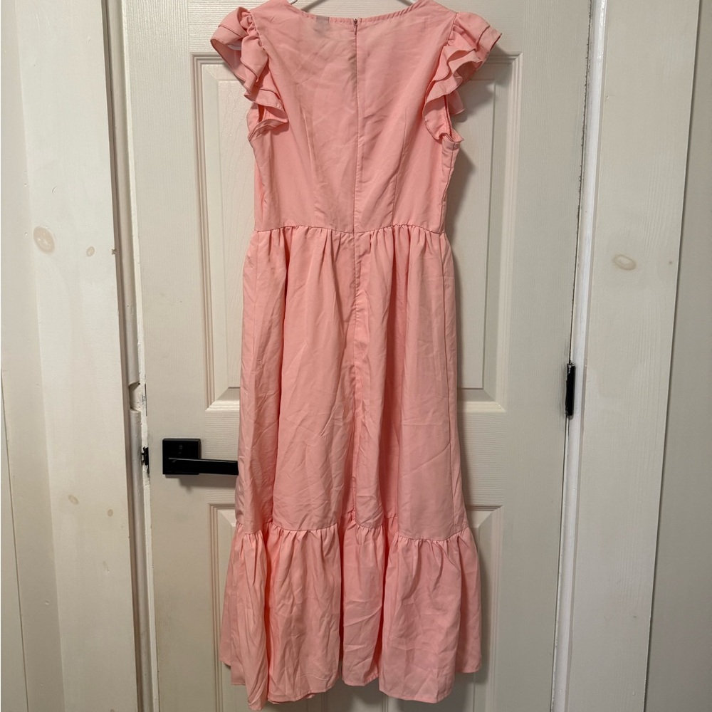 Pink Ruffled Dress - Picture 2 of 3